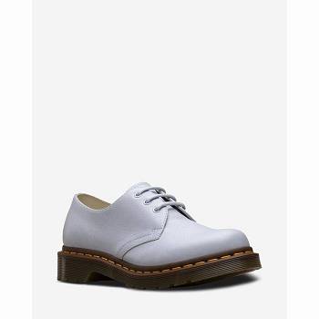 Dr Martens Női 1461 Virginia Bőr Oxford Cipő Világos Kék